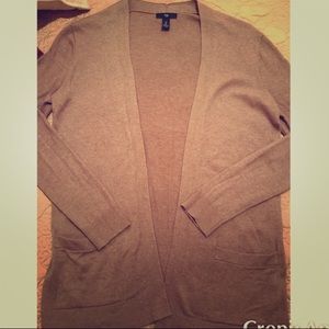 Gap Cardigan Tan Sweater